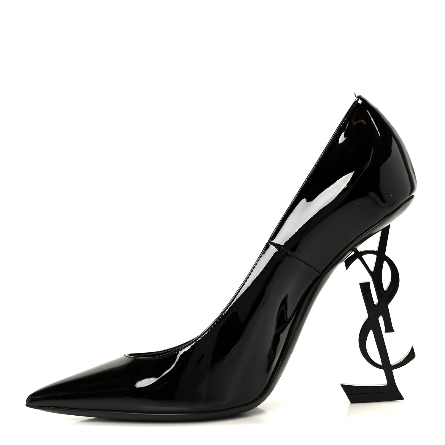 Saint Laurent Patent Opyum 110 Pumps 37 Black 1 of 9
