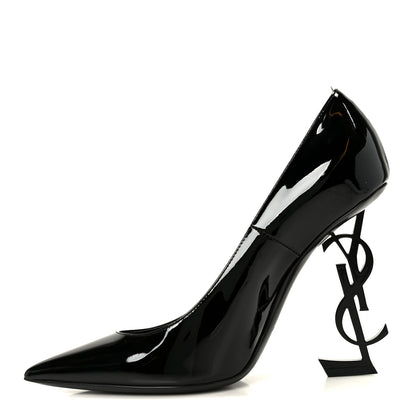 Saint Laurent Patent Opyum 110 Pumps 37 Black 1 of 9