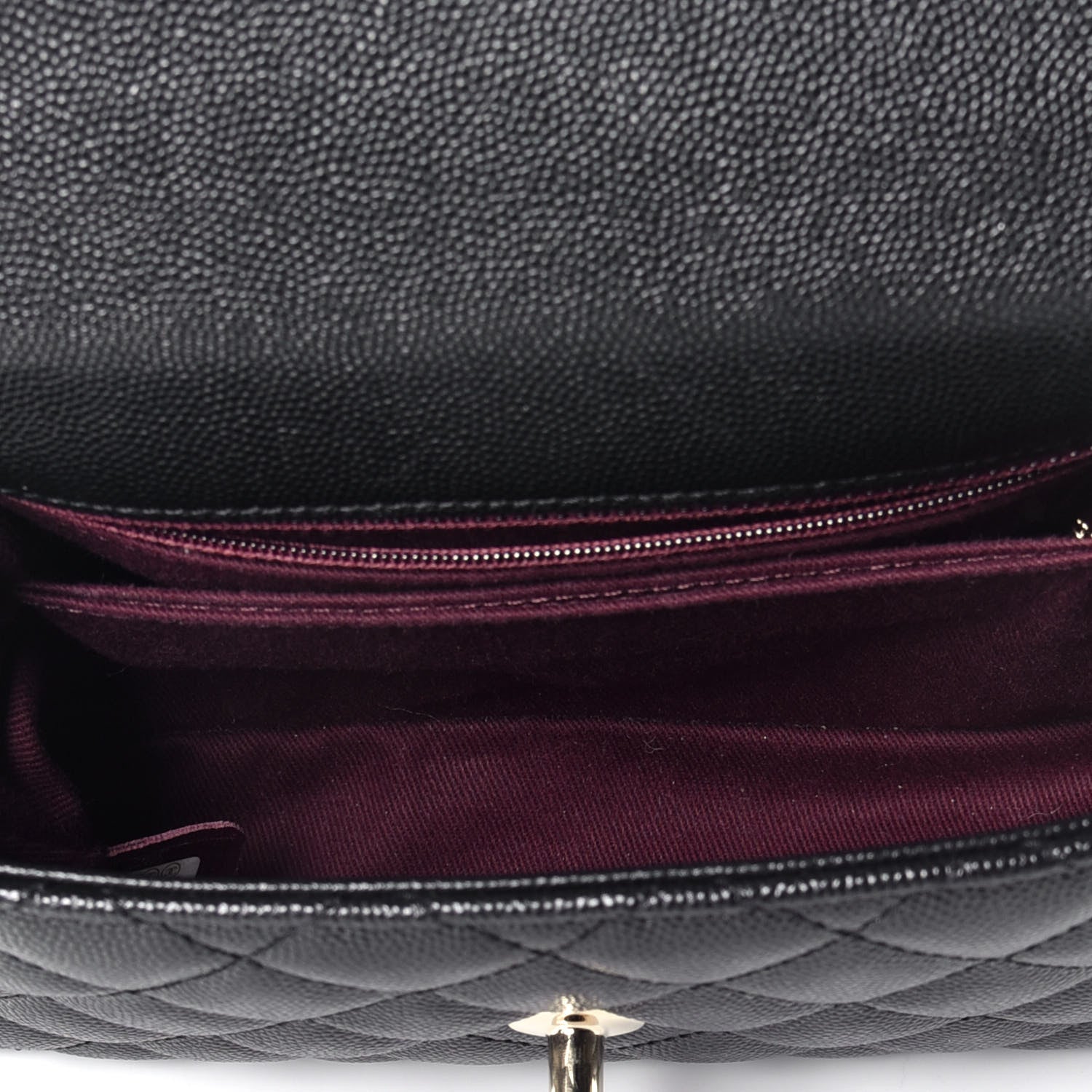 Chanel Caviar Quilted Mini Coco Handle Flap Black 6 of 11