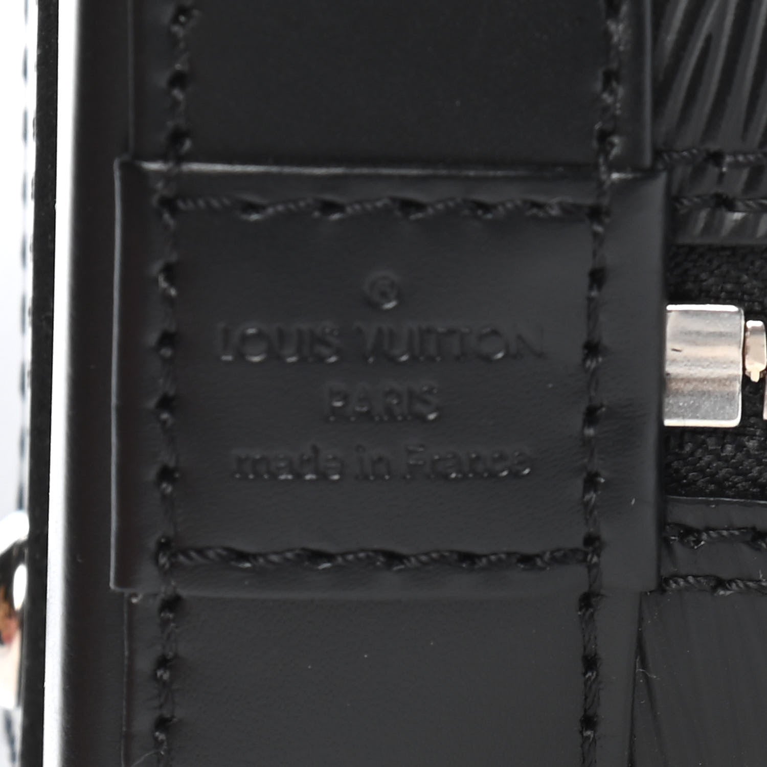 Louis Vuitton Epi Alma BB Black 6 of 8