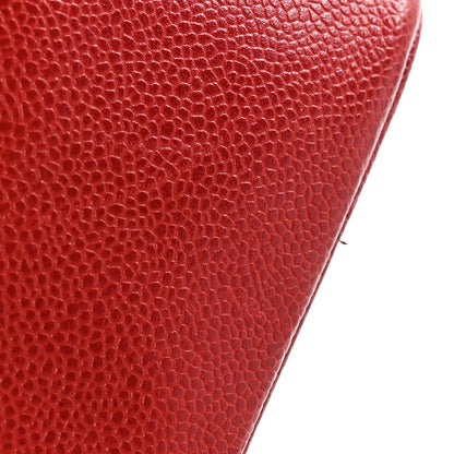 Chanel Caviar Vanity Cosmetic Case Red 16 of 16