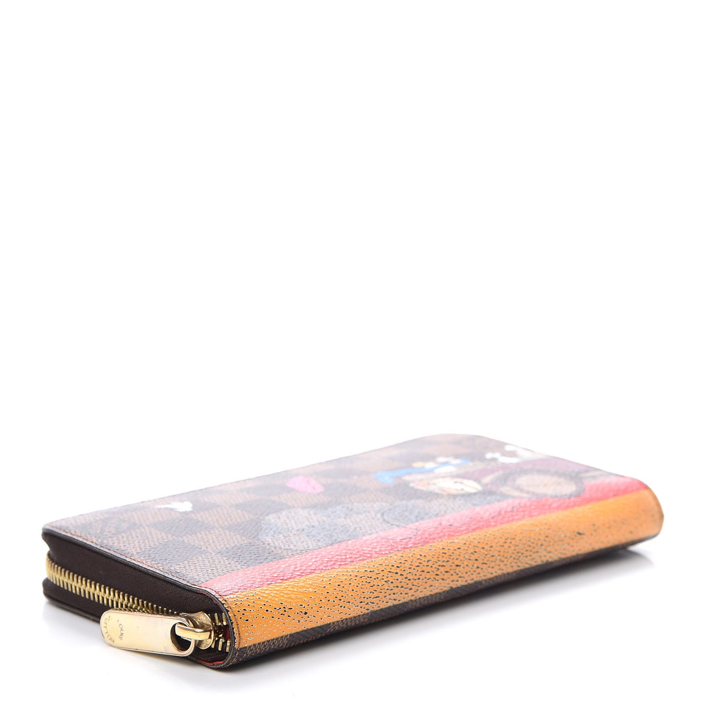 Damier Ebene 2015 Christmas Animation Zippy Wallet Poppy