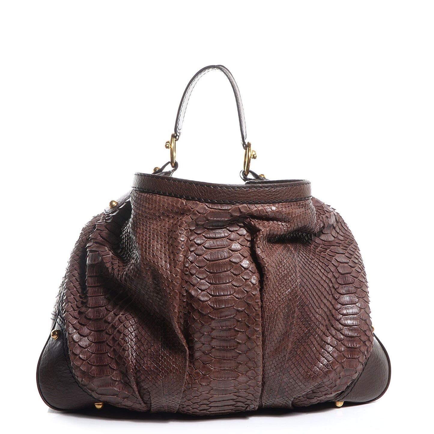 Python Large Jockey Hobo Brown
