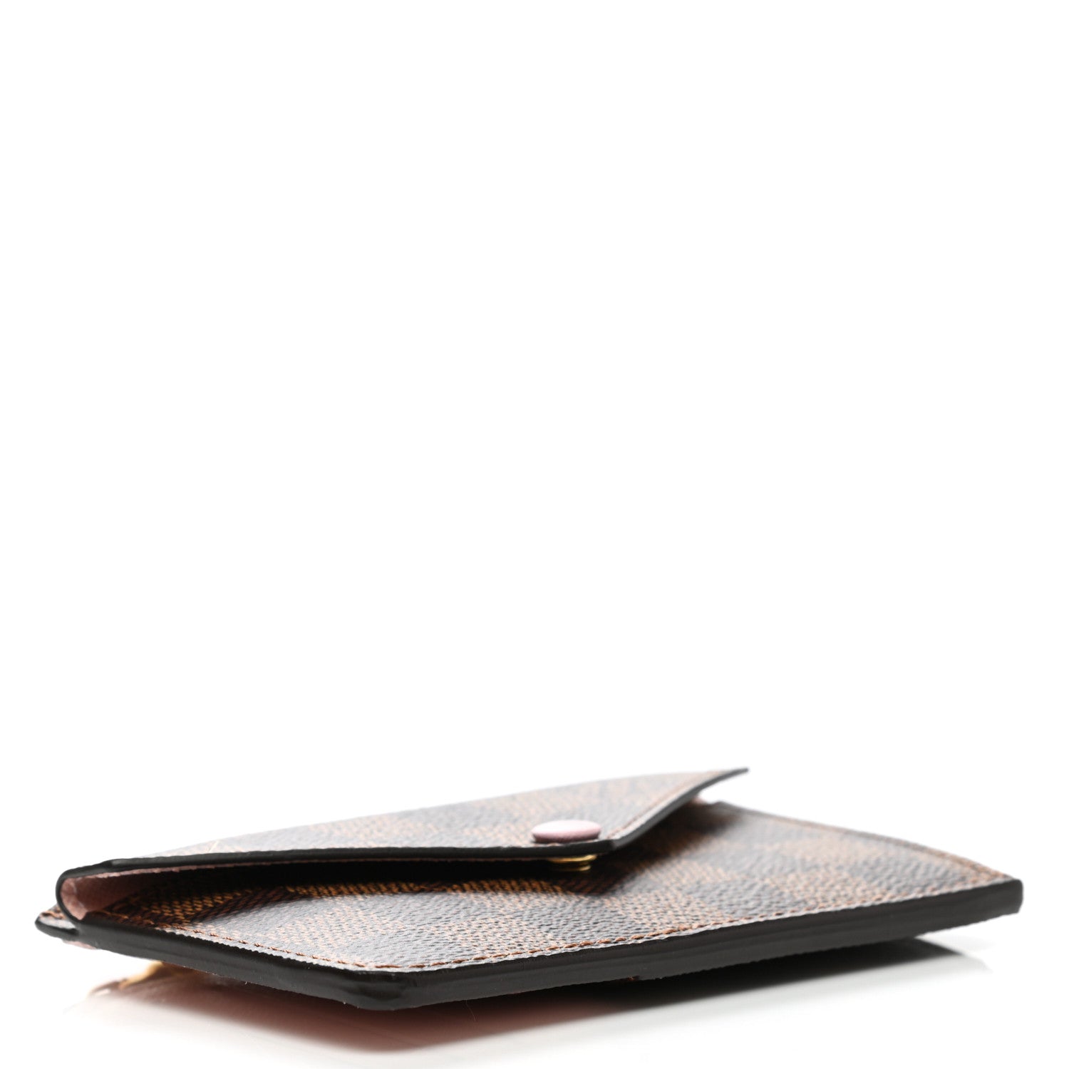 Louis Vuitton Damier Ebene Recto Verso Card Holder Rose Ballerine 4 of 10