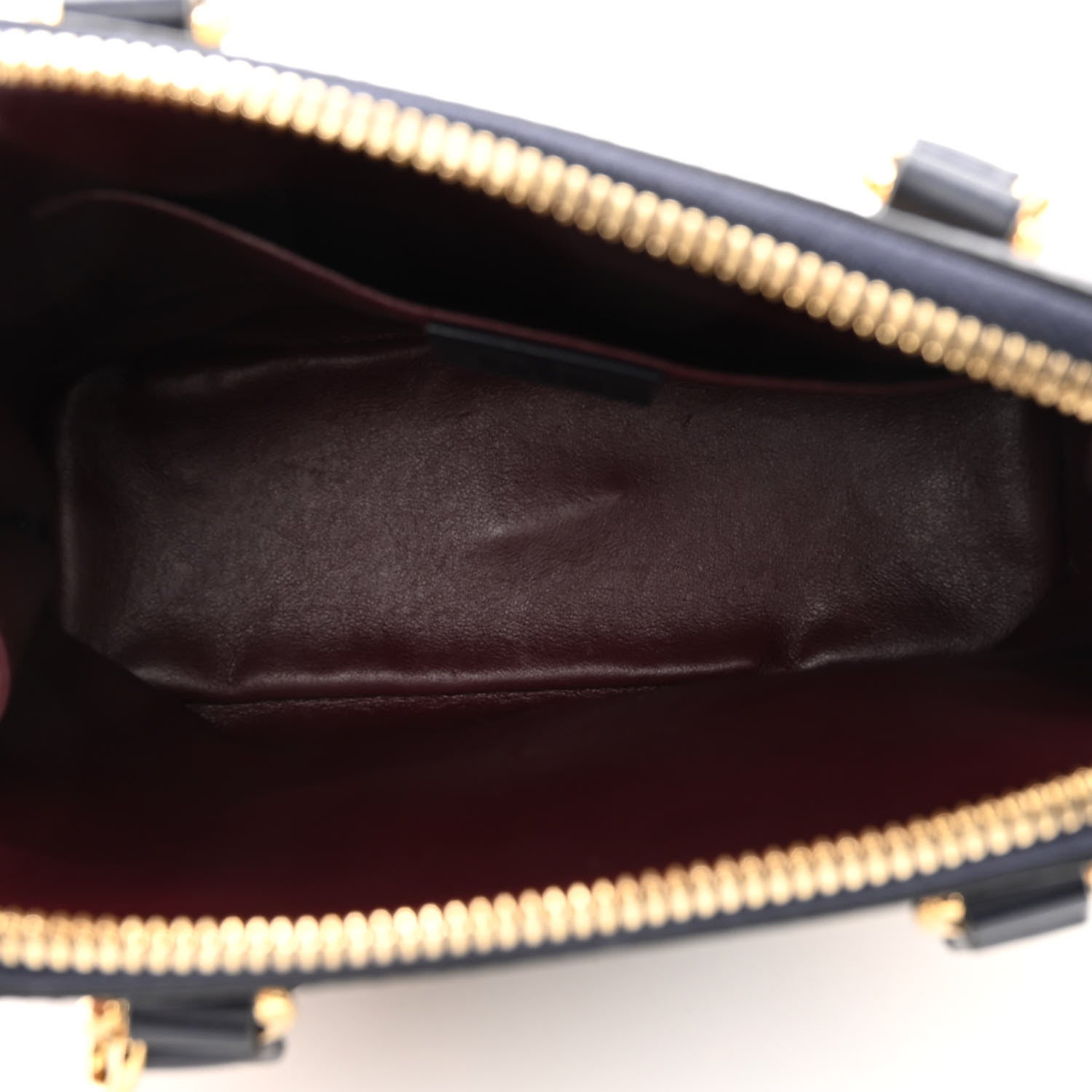 Gucci Vintage Rice Canvas Plutone Calfskin Mini Horsebit 1955 Top Handle Bag Beige Blue 5 of 9
