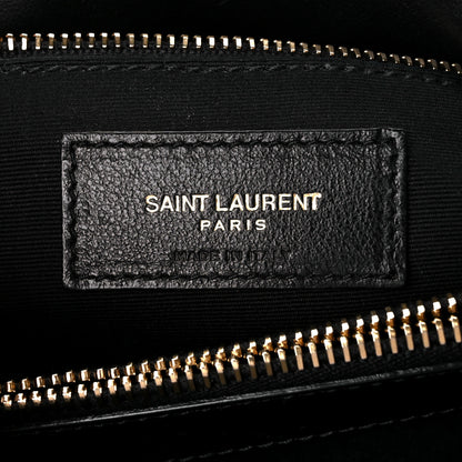 Saint Laurent Calfskin Y Quilted Monogram Medium Loulou Chain Satchel Black 7 of 11