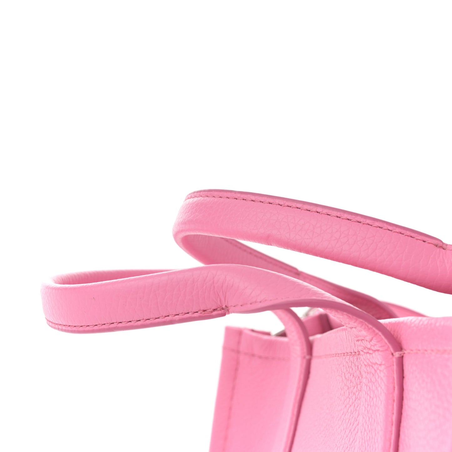 Grained Calfskin Medium The Tote Bag Candy Pink