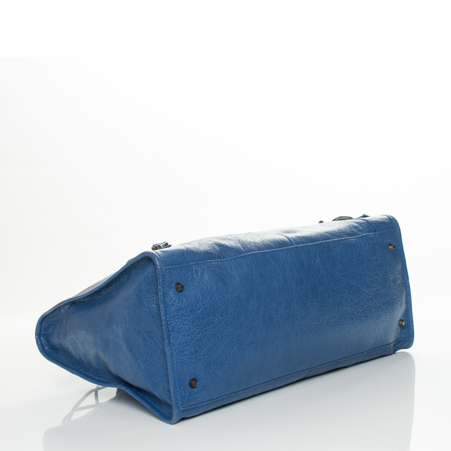 Balenciaga Agneau Classic Hardware Work Bleut Bleu Glacier 4 of 7