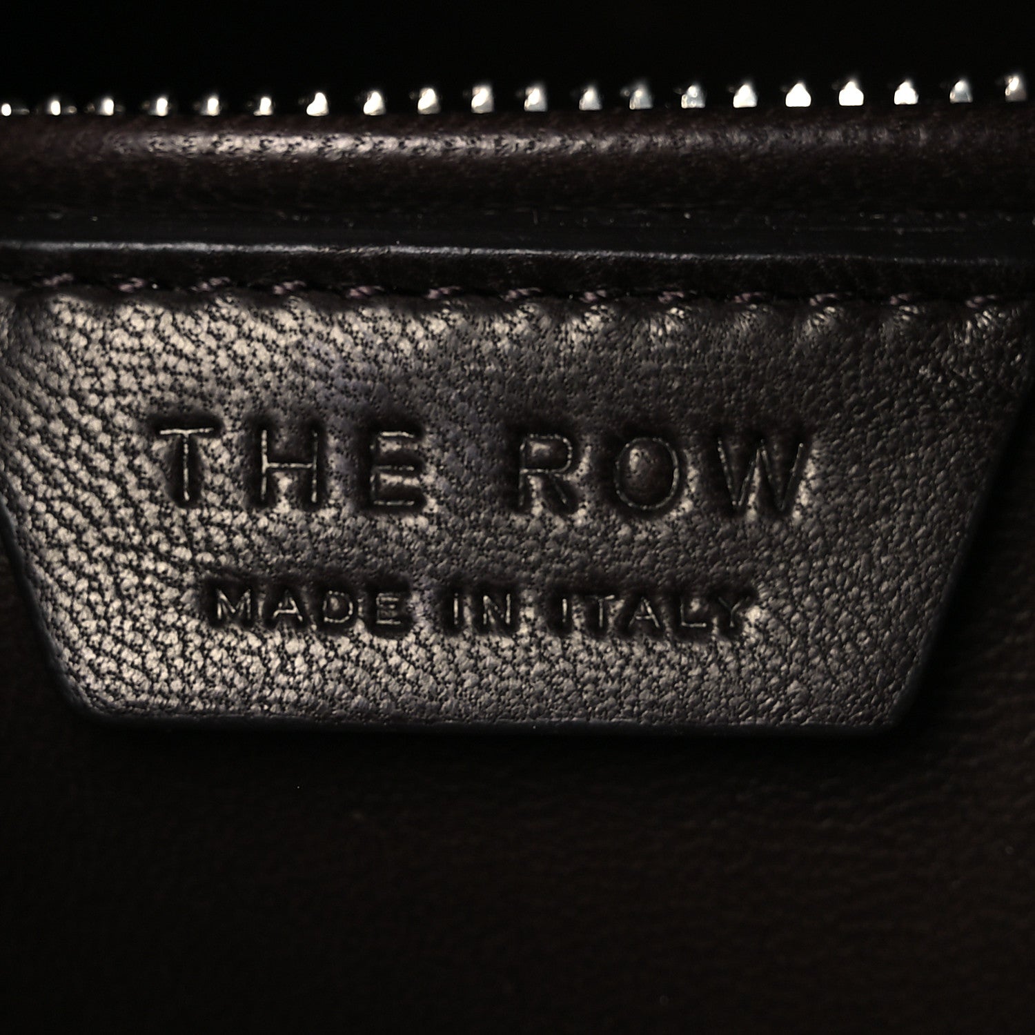The Row Grained Calfskin EW India Deep Brown 6 of 10