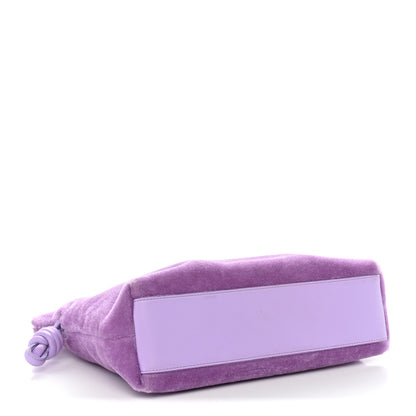 Loewe Mohair Flamenco Medium Knot Clutch Purple 3 of 9