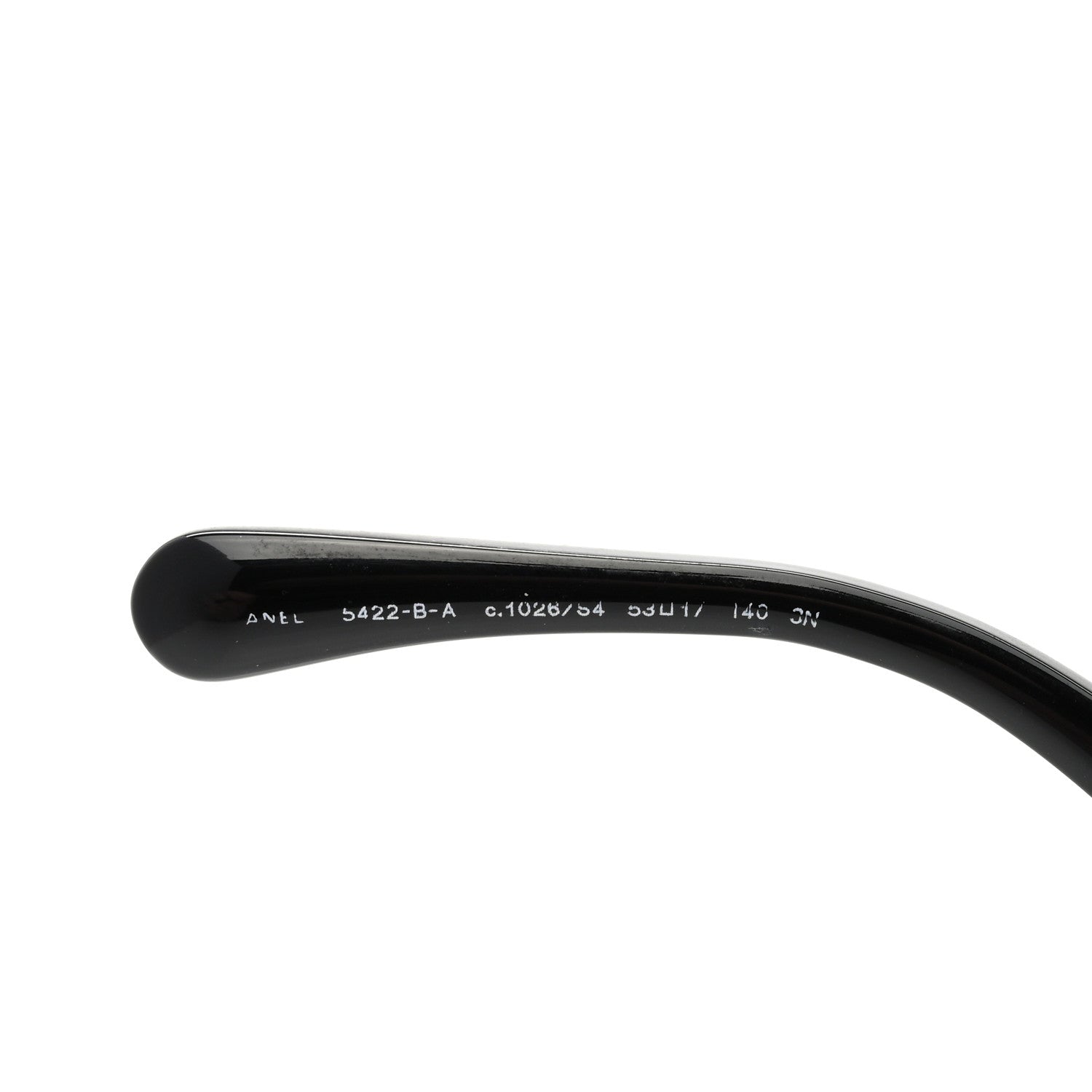 Chanel Acetate Strass Polarized Square Sunglasses 5422-B-A Black White 7 of 8