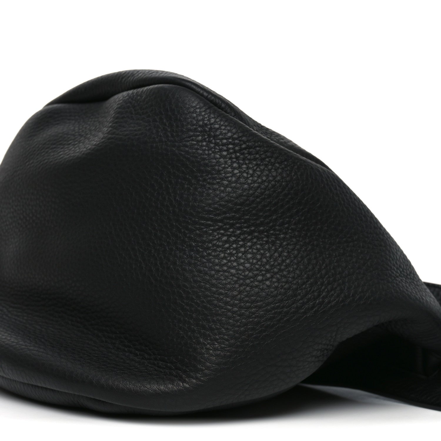 The Row Grained Calfskin Large Slouchy Banana Bag Black 10 of 10