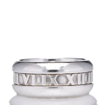 Tiffany Sterling Silver 10mm Atlas Band Ring 57 8 3 of 6