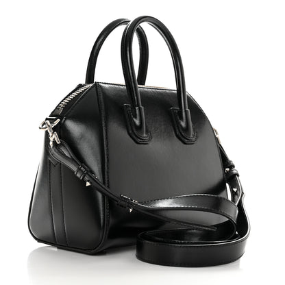 Givenchy Shiny Lord Calfskin Mini Antigona Black 2 of 11