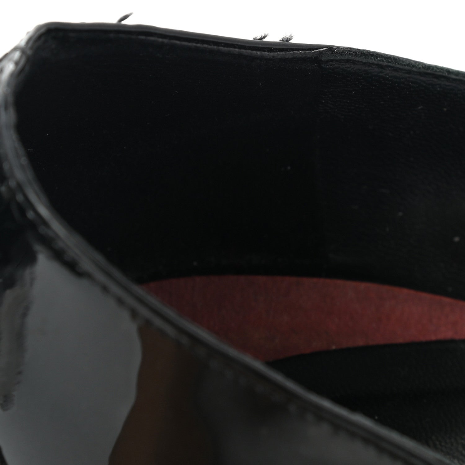 Chanel Patent Silver Cap Toe CC Pumps 38.5 Black 10 of 15