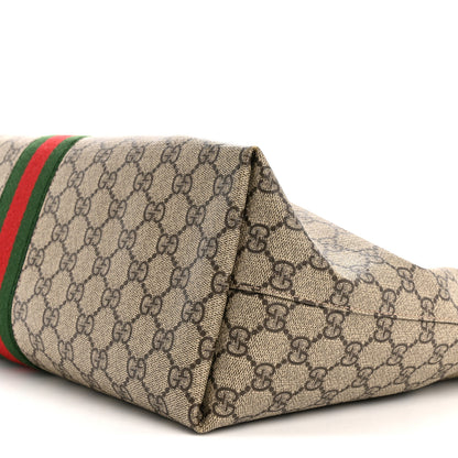 Gucci GG Supreme Monogram Medium Ophidia Shopping Tote Brown 10 of 10