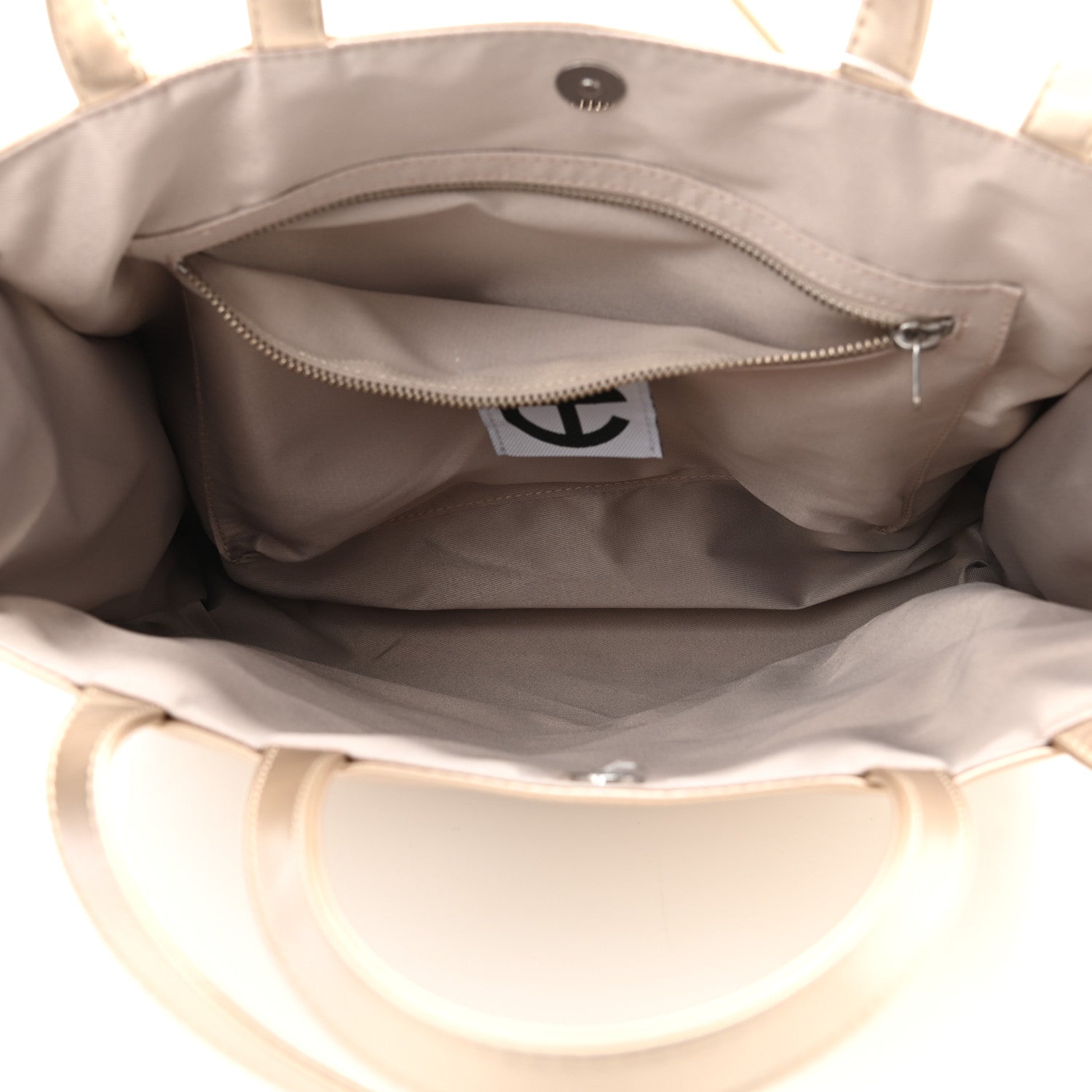 Telfar Metallic Vegan Leather Medium Shopping Bag Gold 5 of 12