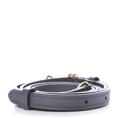 Louis Vuitton Calfskin Adjustable Speedy Shoulder Strap Gris Silver 2 of 6