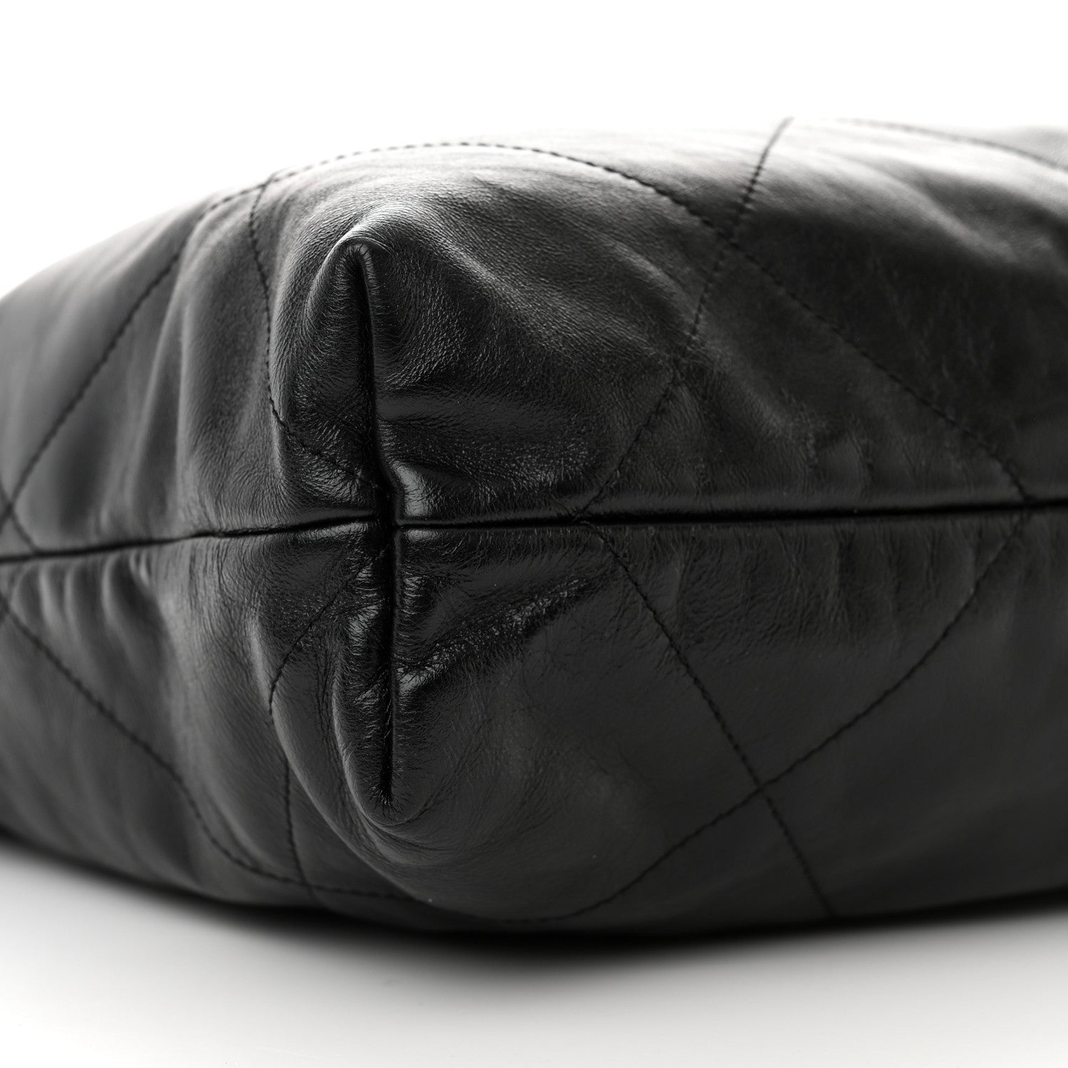 Chanel Shiny Calfskin Quilted Chanel 22 Black 10 of 11