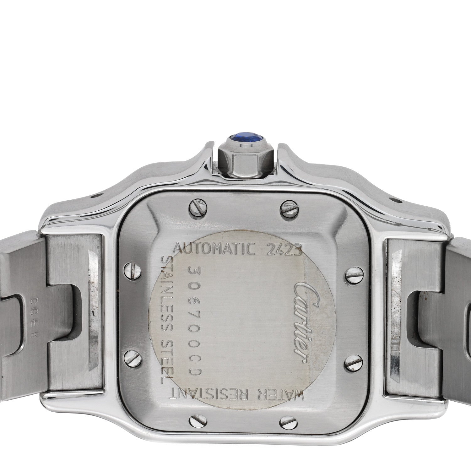 Cartier Stainless Steel 24mm Santos de Cartier Galbee Automatic Watch 4 of 4