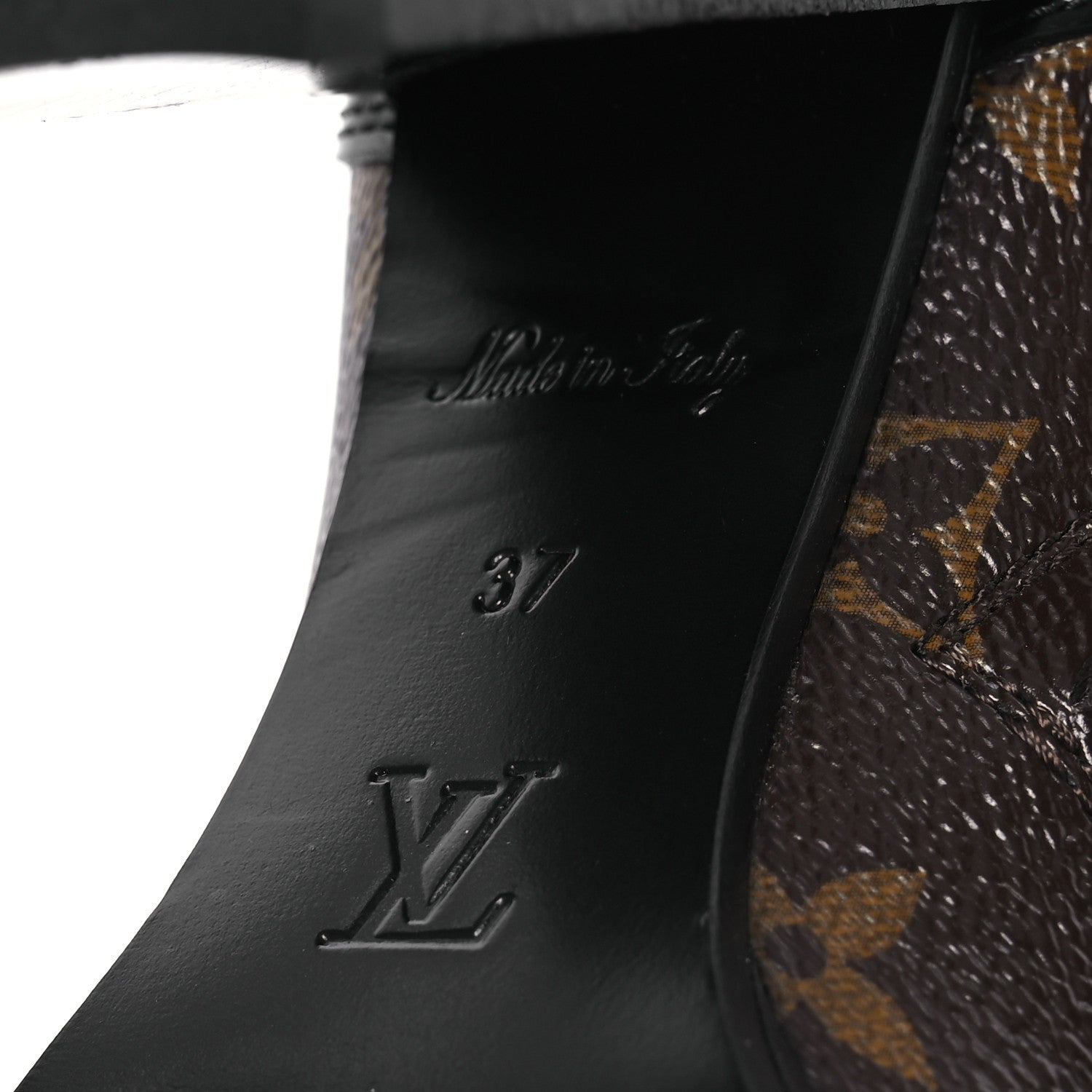 Louis Vuitton Patent Calfskin Monogram Star Trail Ankle Boots 37 Black 7 of 12