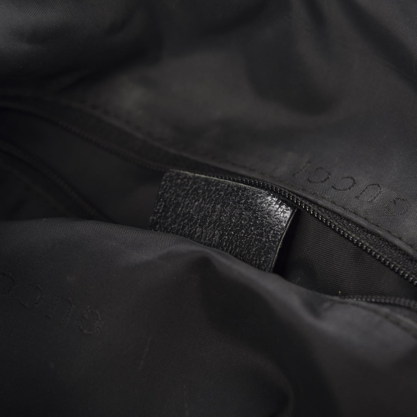 Nylon Shoulder Bag Black