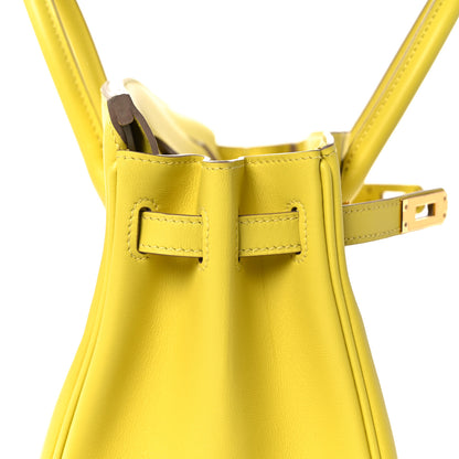 Hermes Swift Birkin 25 Lime 15 of 30