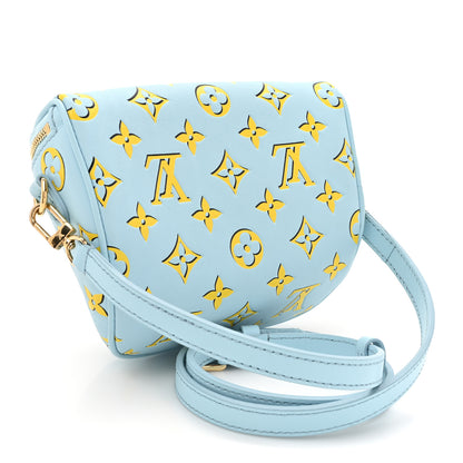 Louis Vuitton Lambskin Monogram Mini Bumbag H27 Baby Blue 3 of 9