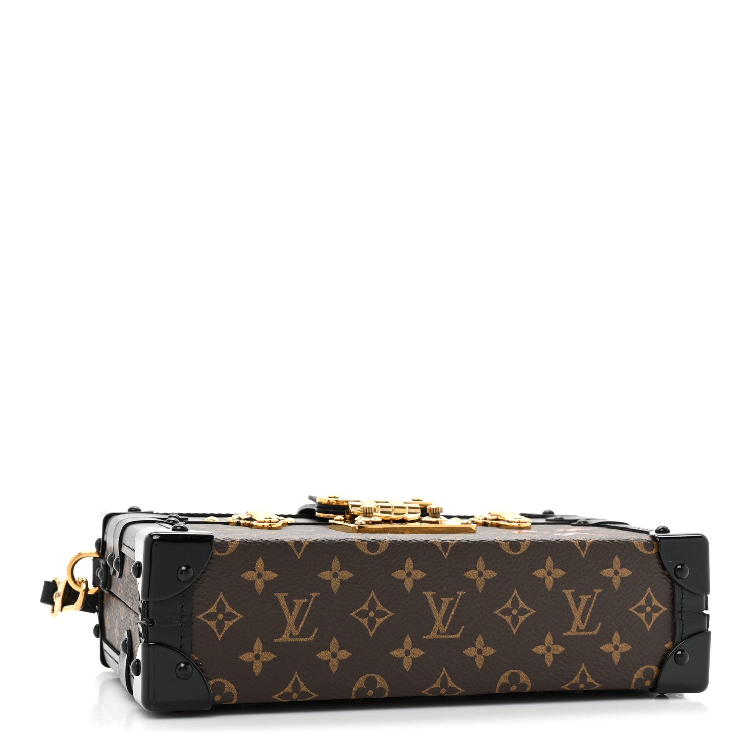 Louis Vuitton Monogram Petite Malle Black 4 of 8