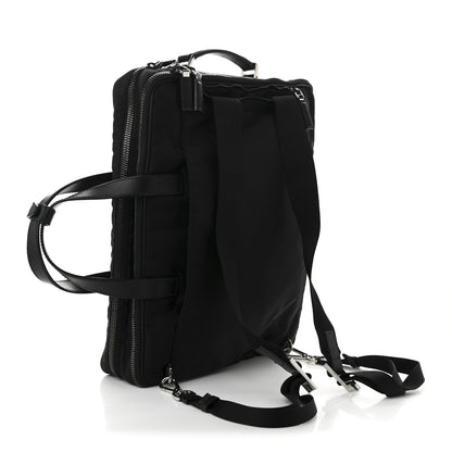 Prada Tessuto Nylon Saffiano Briefcase Black 5 of 12