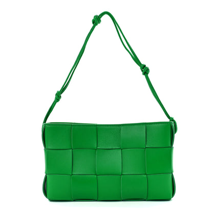 Bottega Veneta Calfskin Maxi Intrecciato Cassette Pouch On Strap Parakeet 1 of 12