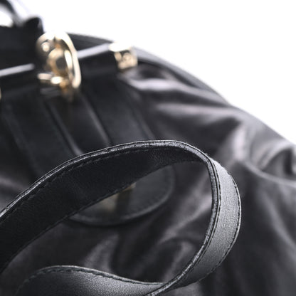 Gucci Calfskin Pop Bamboo Top Handle Tote Black 12 of 12