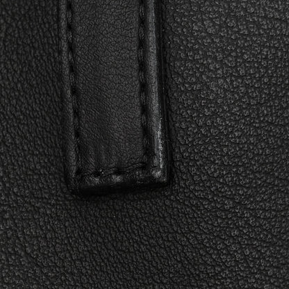 Saint Laurent Calfskin Large Shopping Tote Black 16 of 18