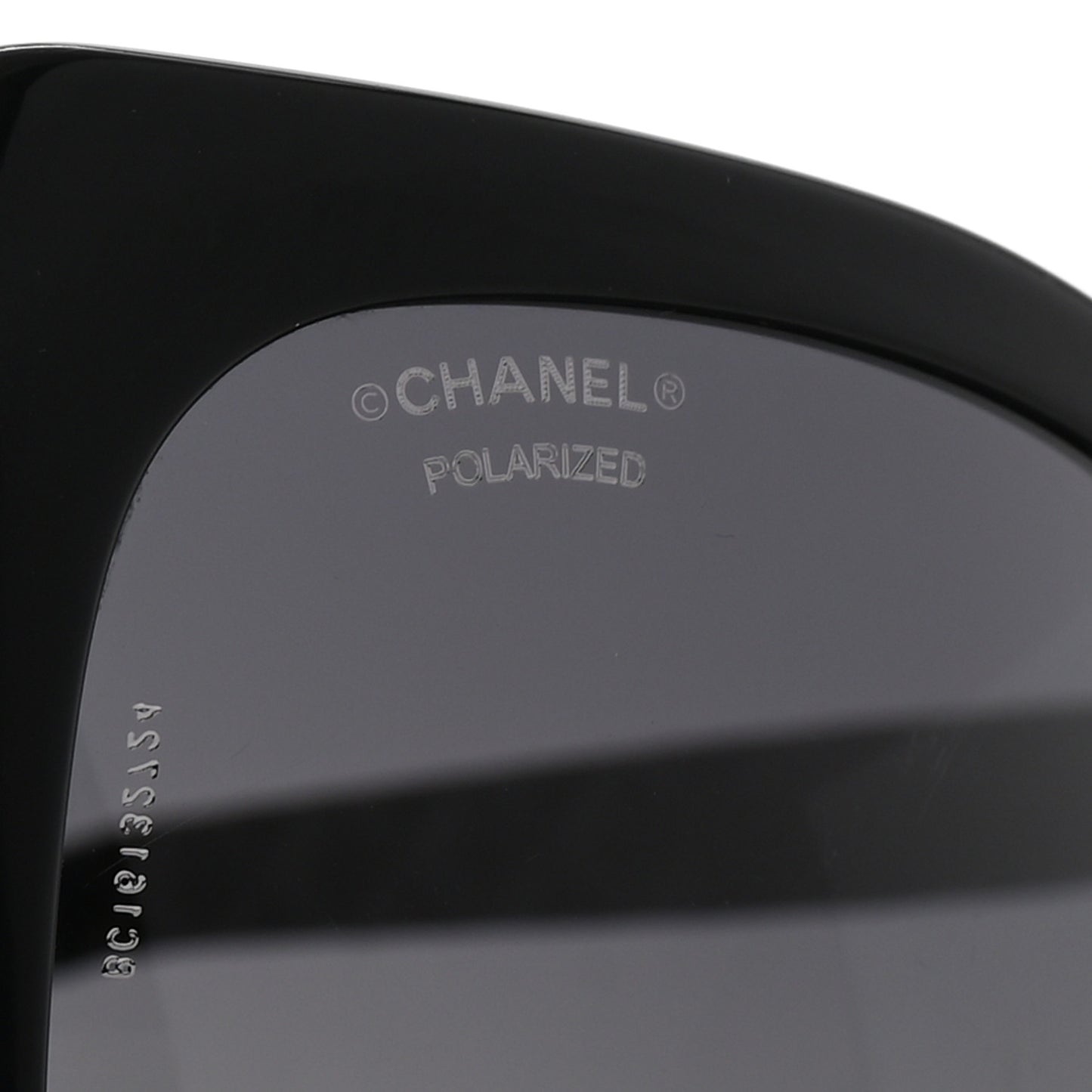 Acetate Quilted Polarized Butterfly CC Sunglasses 5288-Q Black