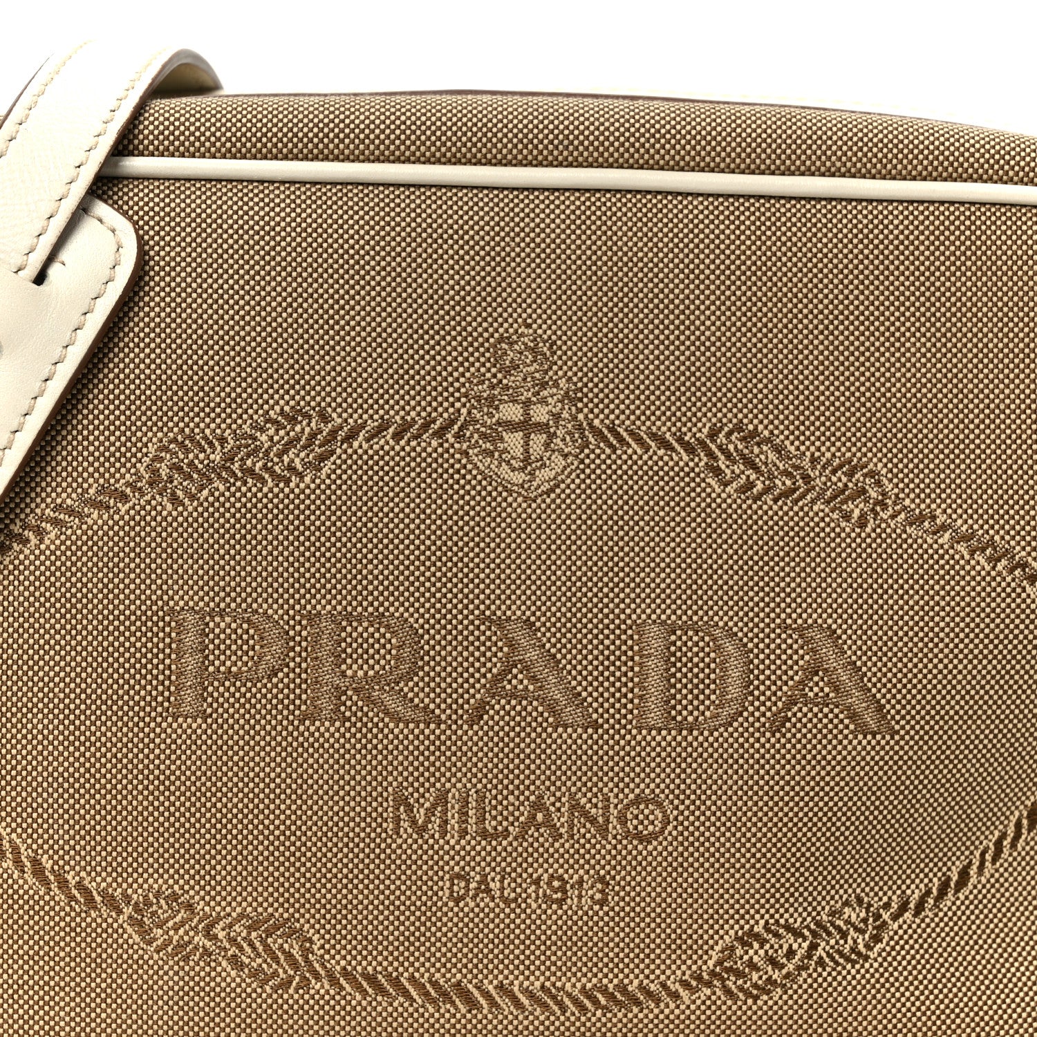 Prada Jacquard Logo Camera Bag Corda Talco 9 of 11