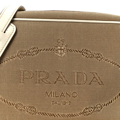 Prada Jacquard Logo Camera Bag Corda Talco 9 of 11