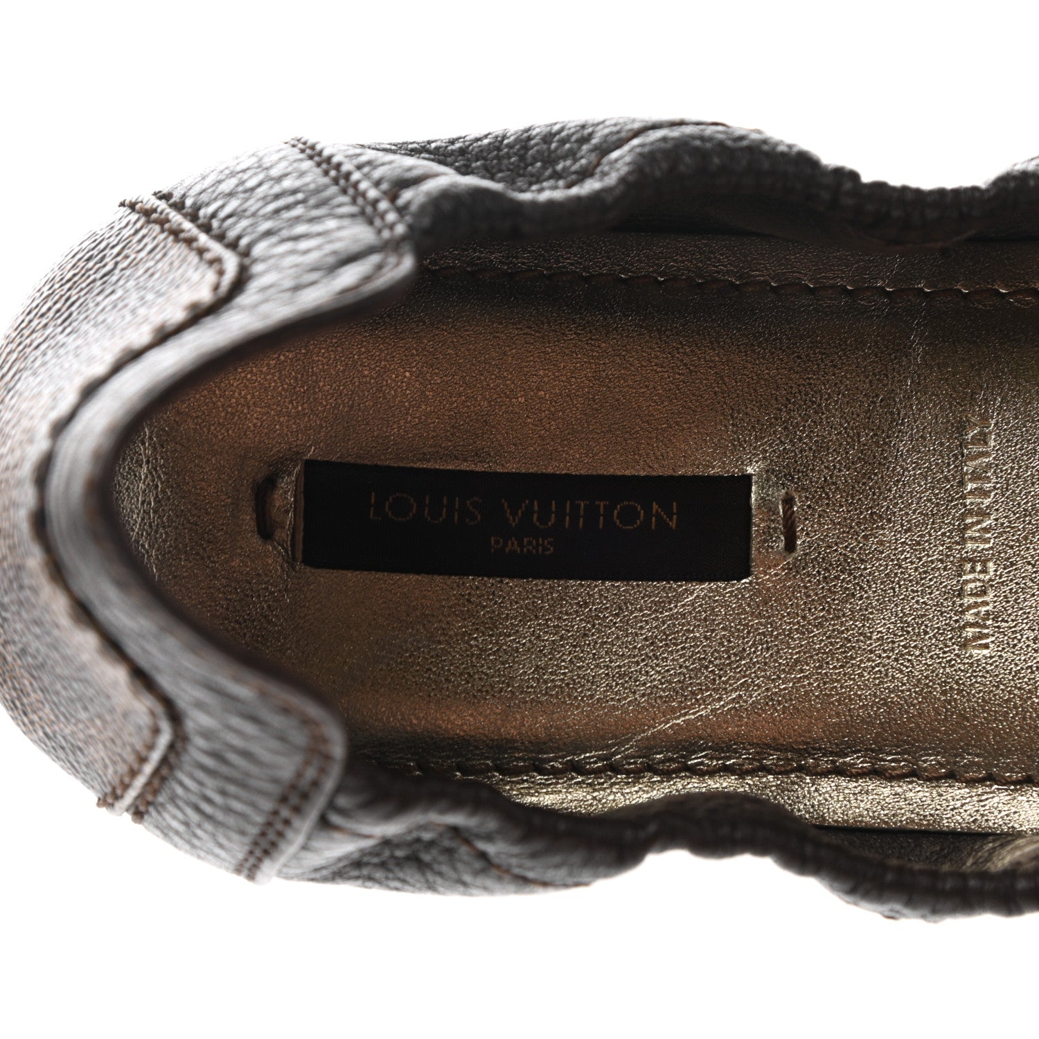 Louis Vuitton Damier Ebene Lovely Ballet Flats 37 7 of 9