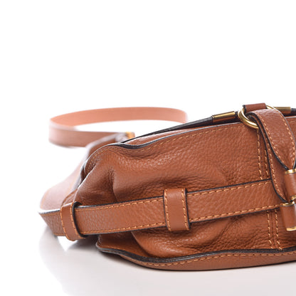 Chloe Calfskin Mini Marcie Round Crossbody Bag Tan 9 of 10