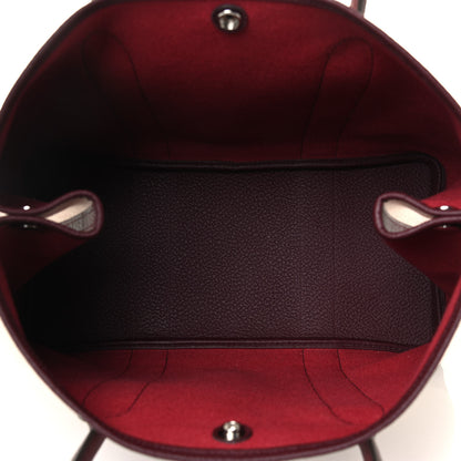 Hermes Twill H Negonda Garden Party Tote 36 Rouge H 4 of 4