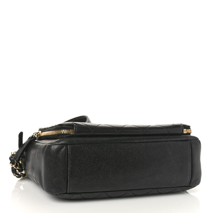 Chanel Caviar Quilted Medium Business Affinity Camera Case Black 4 of 11