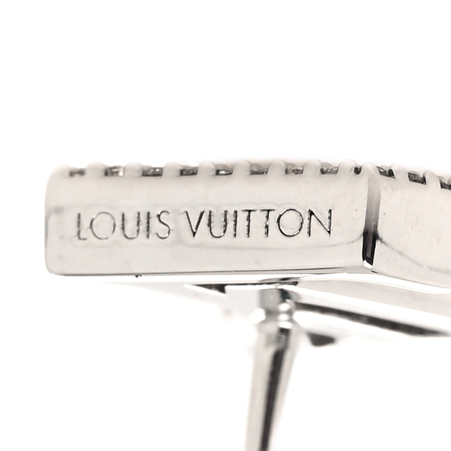 Crystal LV Iconic Earrings Silver