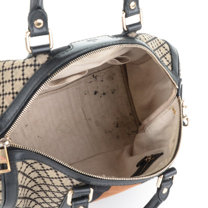 Gucci Diamante Vintage Web Medium Boston Black 5 of 7