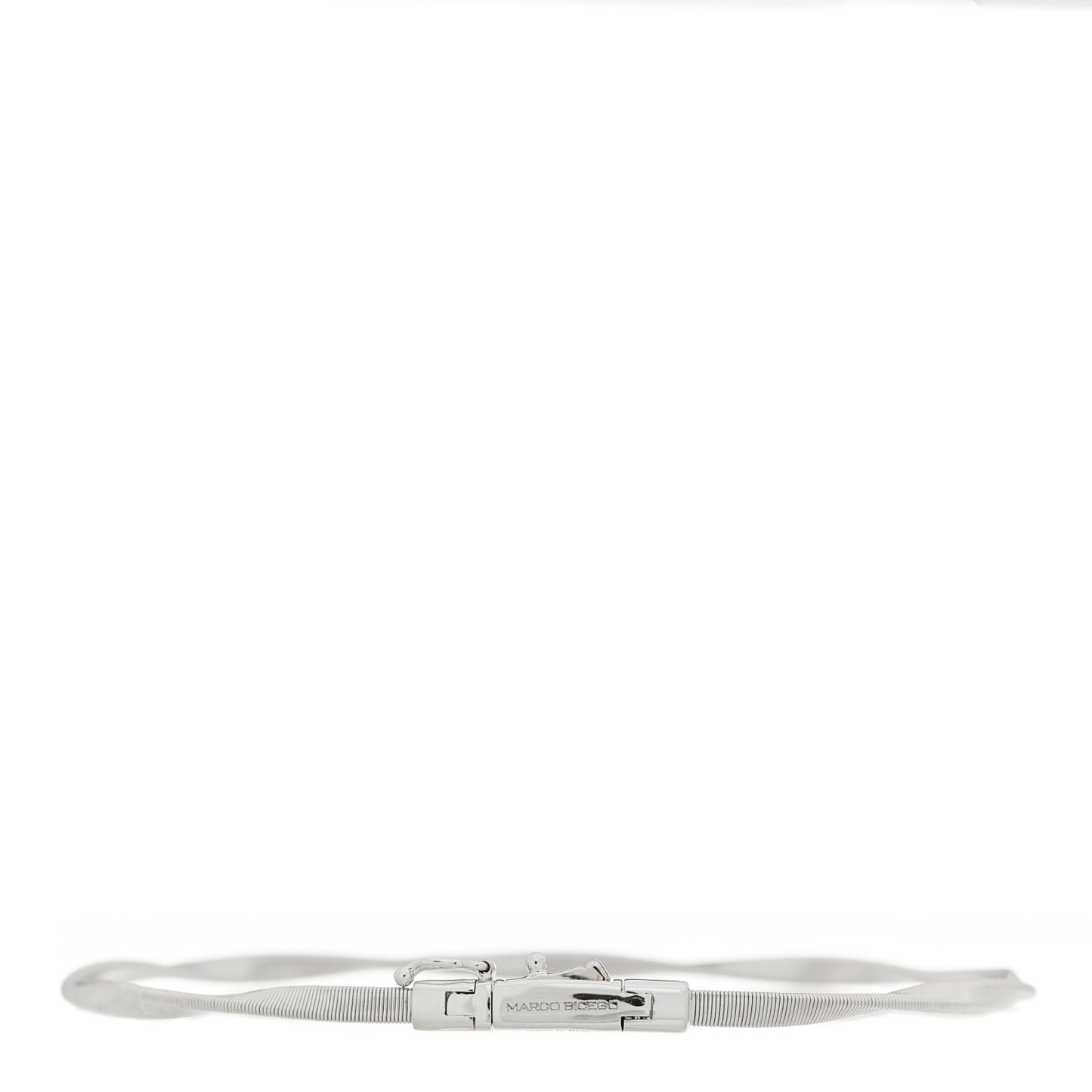 18K White Gold Marrakech Twisted Coil Bracelet