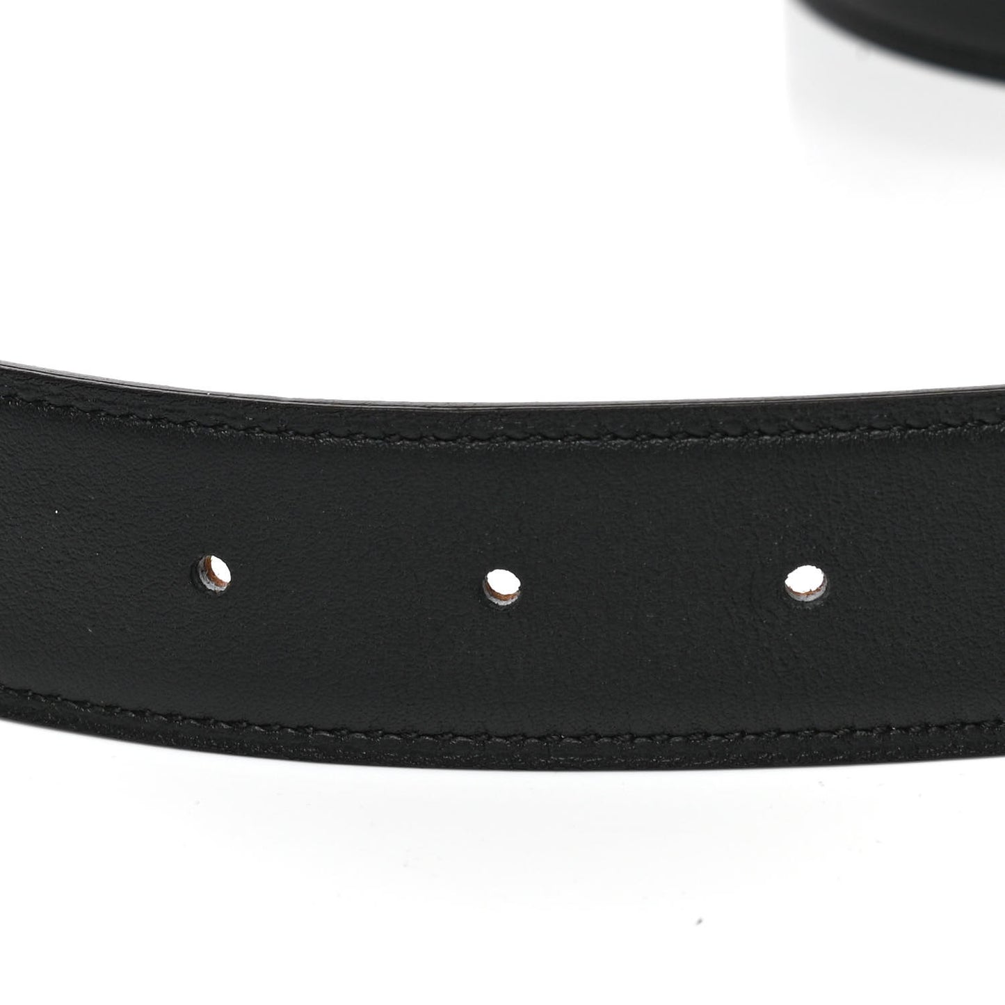 Swift Epsom 32mm H Belt 85 Black Gold