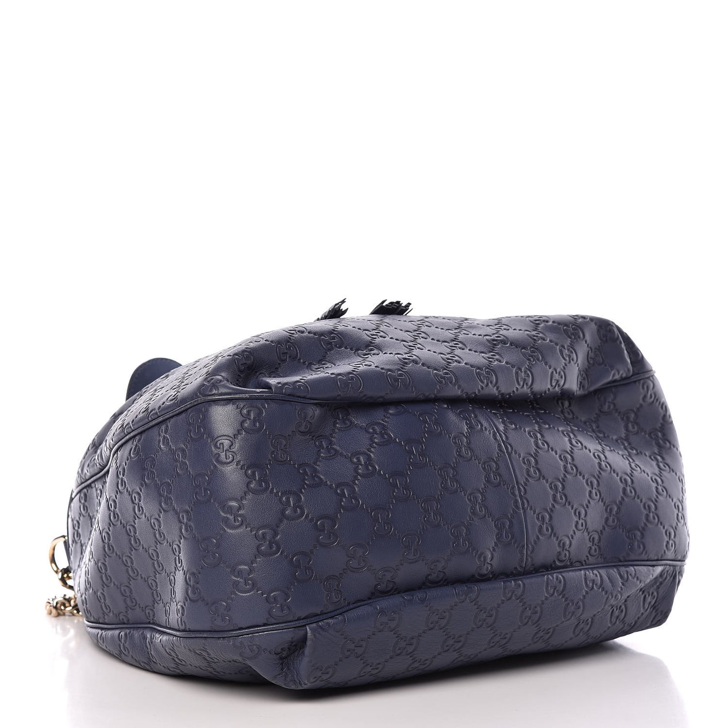 Guccissima Medium Emily Hobo Blue