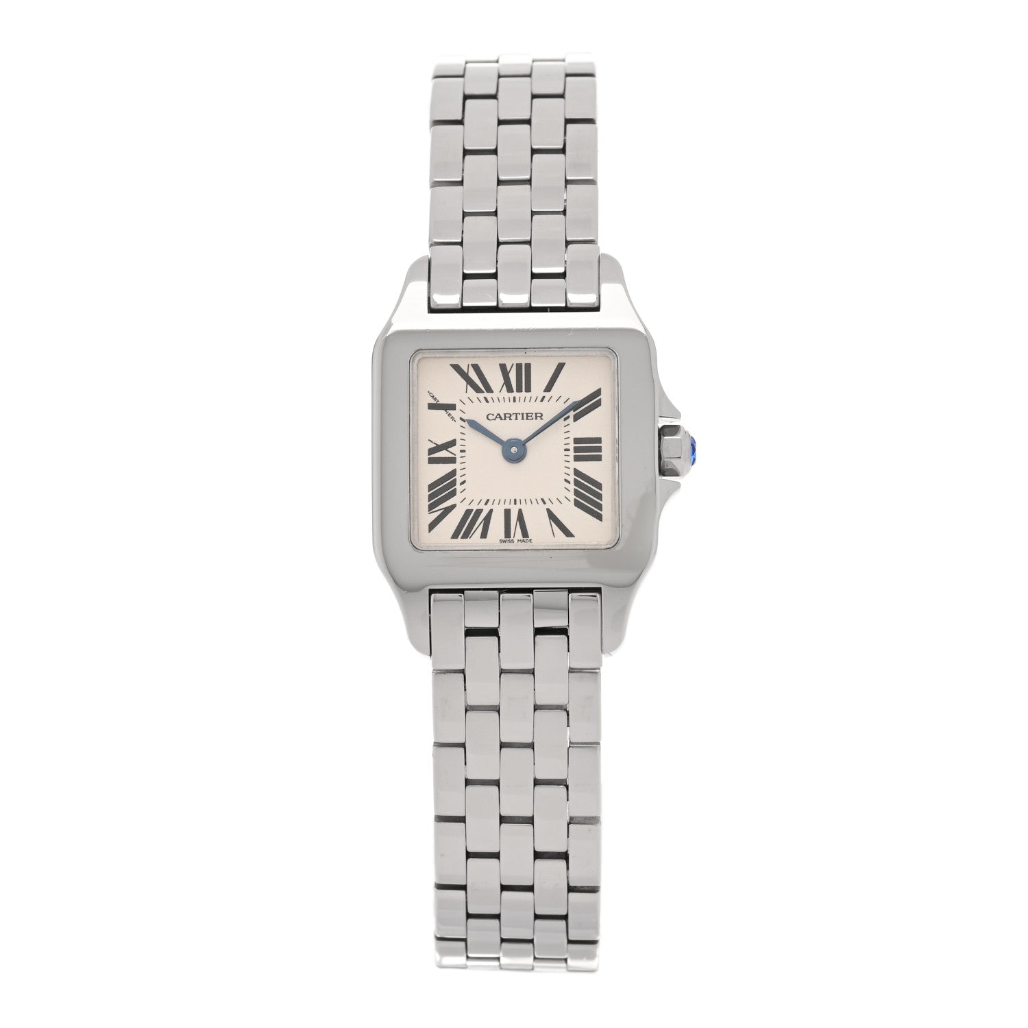 Cartier Stainless Steel 20mm Santos Demoiselle Quartz Watch 1 of 5