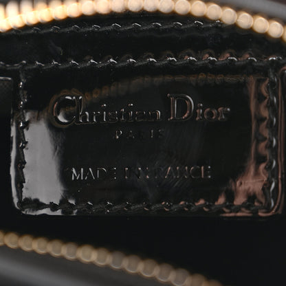 Christian Dior Patent Cannage Medium Lady Dior Black 6 of 16