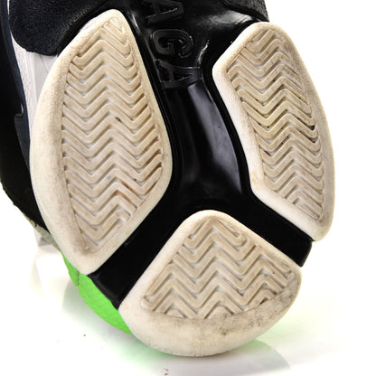 Balenciaga Fabric Mesh Mens Triple S Sneakers 40 White Green Fluo Black 13 of 13