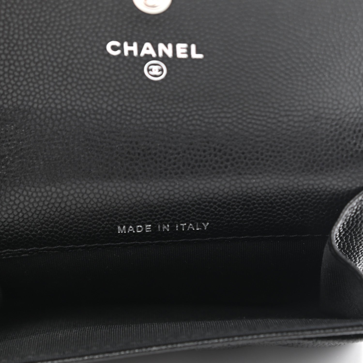 Chanel Caviar Quilted Boy Flap Card Holder Black 5 of 9
