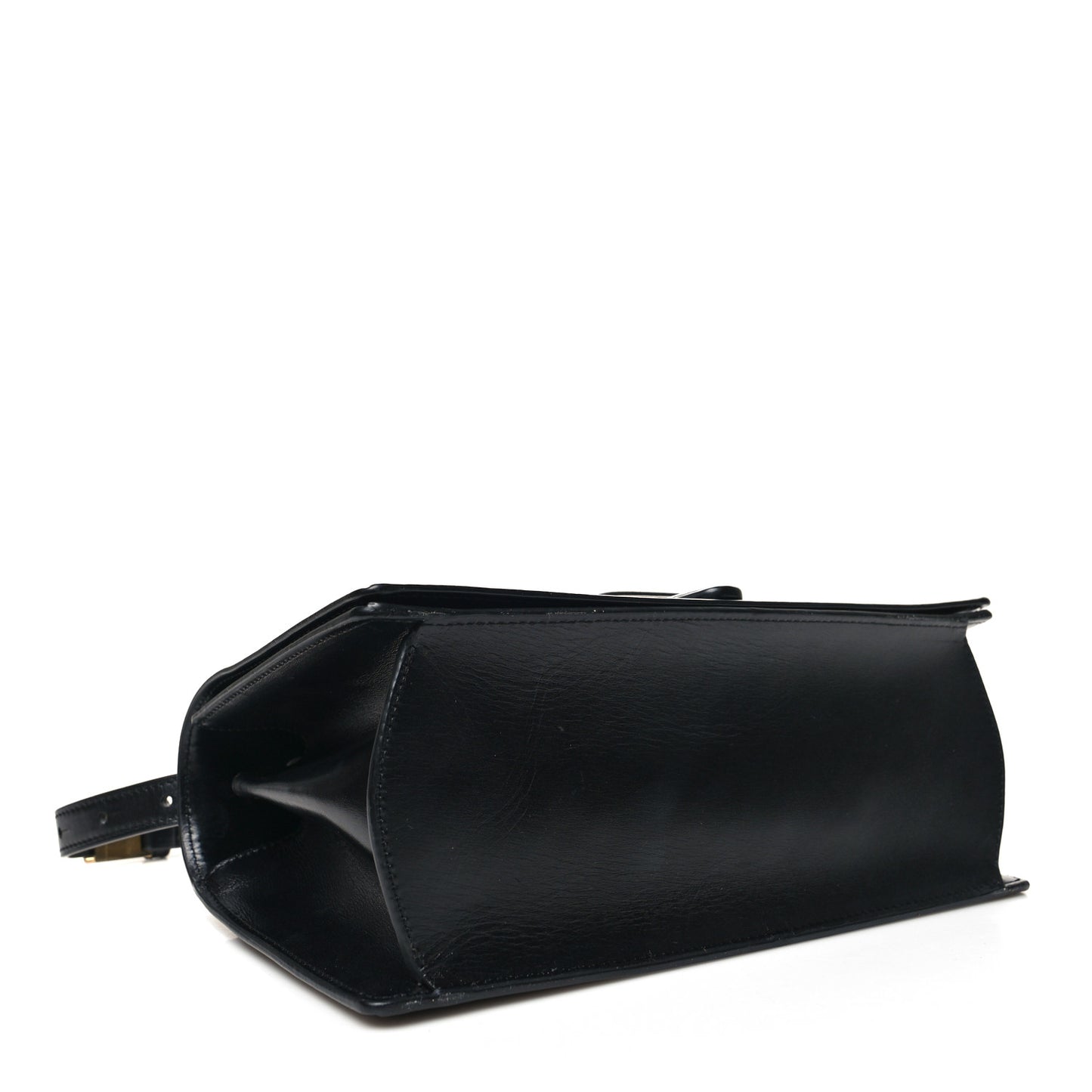 Calfskin Medium Barcelona Shoulder Bag Black